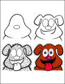 Learn to sketch a dog. Click on this picture and do a maze on a Bichon Frise.